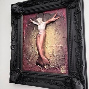 Handmade Jesus H Crustacean framed